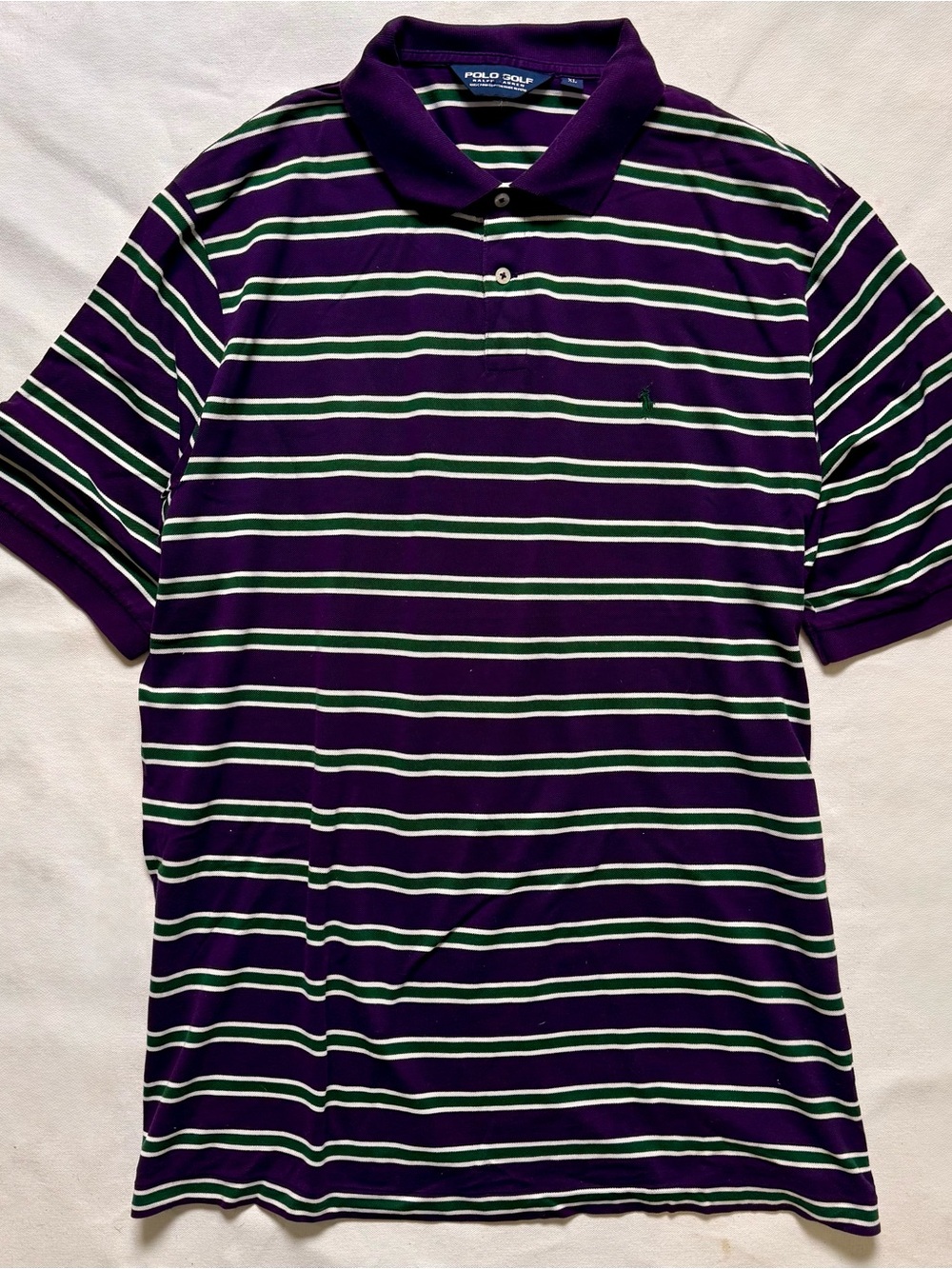 Ralph Lauren Polo Golf Purple Stripes Shirt